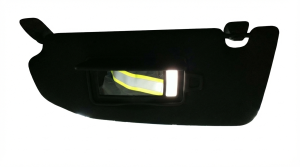 2018-2025 Volvo XC60 Black Sun Visor with Garage Door Opener - Left (Driver) (Used OEM)