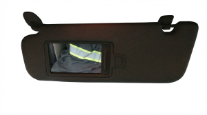 2015-2021 Kia Sedona Gray Sun Visor without Sunroof - Left (Driver) (Used OEM)