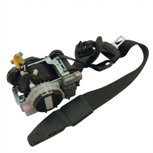2015-2019 Porsche Macan Black Seat Belt Assembly with Pretensioner - Front (Used OEM)