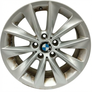 2011-2017 BMW X3 Silver V-Spoke Silver Painted Alloy Wheel (Used OEM)