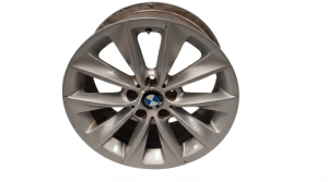 2011-2017 BMW X3 Silver V-Spoke Silver Painted Alloy Wheel (Used OEM)