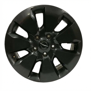 2019-2020 Chrysler Pacifica Black Black Noise Painted Alloy Wheel (Used OEM)