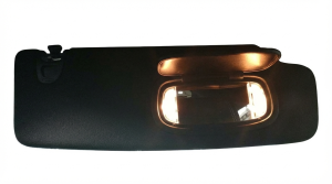 2017-2020 Chrysler Pacifica Black Sun Visor with Illuminated Vanity Mirror - Right (Passenger) (Used OEM)