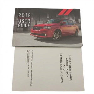 2017-2020 Dodge Grand Caravan Owners Manual with Storage Cover (Used OEM)