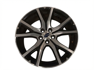 2017-2022 Subaru Impreza Black 17x7 5 V-Spoke Machined Charcoal Alloy Wheel (Used OEM)