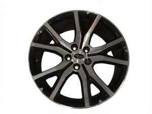 2017-2022 Subaru Impreza Black 17x7 5 V-Spoke Machined Charcoal Alloy Wheel (Used OEM)