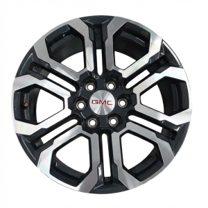 2023-2025 GMC Canyon Black 20x9 Open Spoke Machined Charcoal Alloy Wheel (Used OEM)