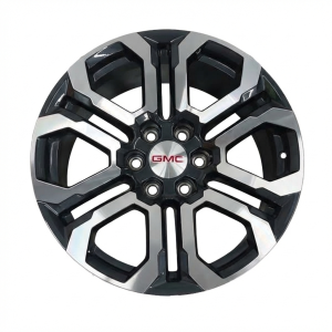 2023-2025 GMC Canyon Black 20x9 Open Spoke Machined Charcoal Alloy Wheel (New OEM)