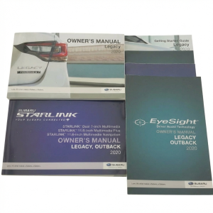 2020-2025 Subaru Legacy Owners Manual with Storage Cover (Used OEM)