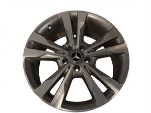 2015-2024 Mercedes-Benz C300 18x8.5 10-Spoke Machined Charcoal Alloy Wheel (Used OEM)