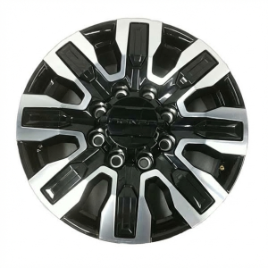 2024-2025 GMC Sierra 2500 HD Black 20x8.5 Black Machined Alloy Wheel with Inserts (New OEM)