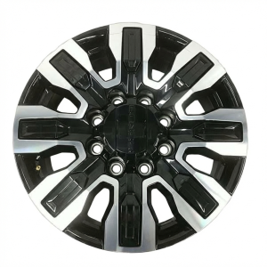 2024-2025 GMC Sierra 2500 HD Black 20x8.5 Black Machined Alloy Wheel with Inserts (Used OEM)