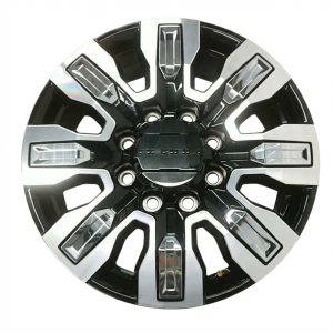 2024-2025 GMC Sierra 2500 HD Black 20x8.5 Black Machined Alloy Wheel with Inserts (Used OEM)