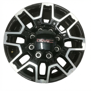 2024-2025 GMC Sierra 2500 HD Black 18x9 Machined Black Alloy Wheel (Used OEM)