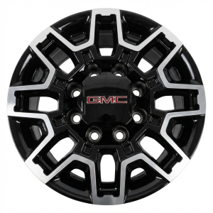 2024-2025 GMC Sierra 2500 HD Black 18x9 Machined Black Alloy Wheel (New OEM)