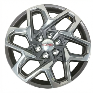 2022-2025 Chevrolet Silverado 1500 Gray 20x9 12-Spoke Charcoal Polished Alloy Wheel (Used OEM)