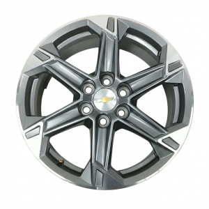 2023-2025 Chevrolet Blazer Gray 18x8 6-Spoke Machined Charcoal Alloy Wheel (New OEM)