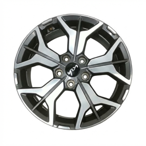 2021-2023 Kia Seltos Black 17x7 Y-Spoke Machined Charcoal Alloy Wheel (Used OEM)