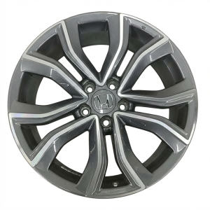 2020-2022 Honda CR-V Black 19x7.5 5-Spoke Machined Charcoal Alloy Wheel (New OEM)
