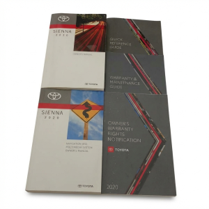 2020 Toyota Sienna Owners Manual (Without Cover) (Used OEM)