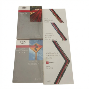 2021 Toyota Camry Owners Manual with Storage Cover (Used OEM)