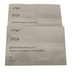 2018-2019 GMC Savana 2500 Owners Manual (Used OEM)