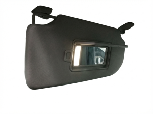 2016-2023 Volvo XC90 Gray Cloth Sun Visor - Right (Passenger) (Used OEM)