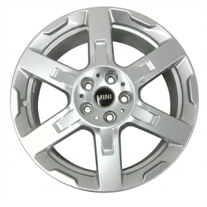 2025-2026 Mini Cooper Countryman Silver 18x7.5 6-Spoke Silver Alloy Wheel (New OEM)