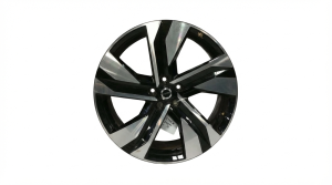 2023-2025 Volvo XC40 20x8 5-Spoke Machined Black Alloy Wheel (Used OEM)