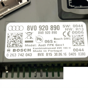 2017-2018 Audi S3 MPH Instrument Cluster with Color Display (Used OEM)