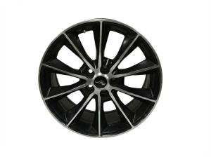 2015-2017 Ford Mustang 19x8.5 10-Spoke Machined Black Alloy Wheel (Used OEM)