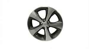 2020-2022 Jeep Cherokee Gray 18x7 5-Spoke Polished Gray Alloy Wheel (Used OEM)