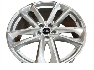 2021-2023 Audi A7 Silver 20x8.5 5 Double-Spoke Silver Painted Alloy Wheel (Remanufactured OEM)