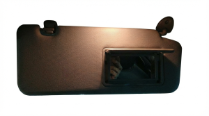 2020-2025 Toyota Highlander Gray Sun Visor with Illuminated Mirror - Right (Passenger) (Used OEM)