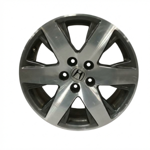 2012-2015 Honda Pilot Gray 18x8 6-Spoke Machined Charcoal Alloy Wheel (Used OEM)