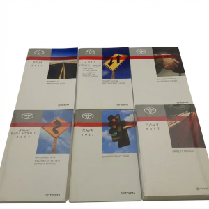2013-2018 Toyota RAV4 Owners Manual with Storage Cover (Used OEM)