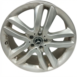 2013-2016 Mercedes-Benz GL450 Silver 20x8.5 10-Spoke Alloy Wheel (Used OEM)