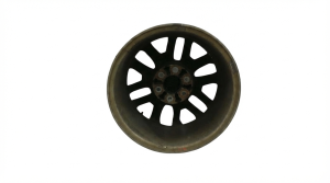 2014-2015 Nissan Xterra 16x7 6 Open V-Spoke Painted Silver Alloy Wheel (Used OEM)