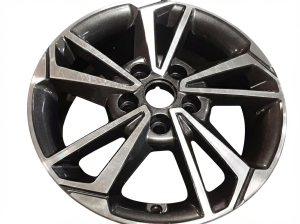 2022-2024 Kia Forte Black 16-inch Machined Charcoal Alloy Wheel (Remanufactured OEM)