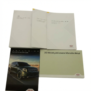 2021 Kia Telluride Owners Manual with Storage Cover (Used OEM)