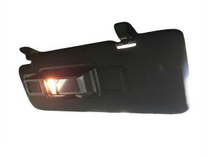 2023-2025 Dodge Hornet Black Sun Visor without Garage Door Opener - Left (Driver) (Used OEM)