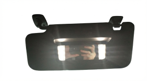 2020-2025 Cadillac CT4 Black Cloth Sun Visor - Right (Passenger) (Used OEM)