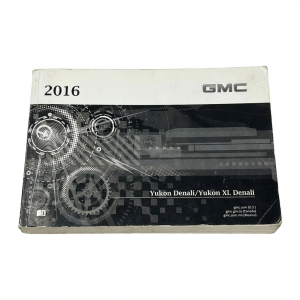 2016 GMC Yukon XL Owners Manual with Storage Cover (Used OEM)