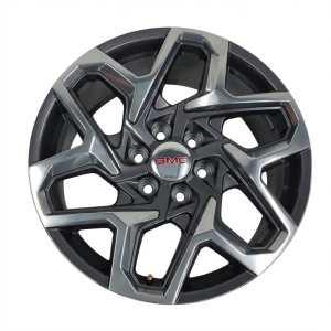 2022-2025 Chevrolet Silverado 1500 Gray 20x9 12-Spoke Charcoal Polished Alloy Wheel (Used OEM)