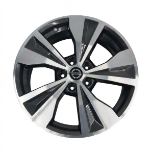 2019-2024 Nissan Murano Black 18x7.5 V-Spoke Machined Charcoal Alloy Wheel (New OEM)