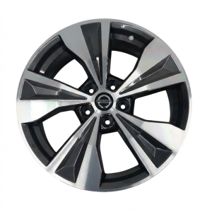 2019-2024 Nissan Murano Black 18x7.5 V-Spoke Machined Charcoal Alloy Wheel (New OEM)
