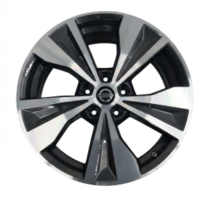 2019-2024 Nissan Murano Black 18x7.5 V-Spoke Machined Charcoal Alloy Wheel (New OEM)
