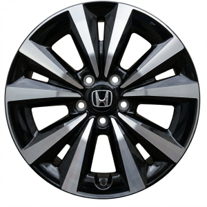 2022-2024 Honda Civic Black 17x7 Machined Black Alloy Wheel (New OEM)