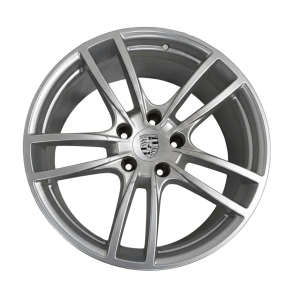 2019-2024 Porsche Cayenne Silver 20x10.5 Hyper Silver Alloy Wheel (New OEM)