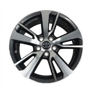 2016-2018 Toyota RAV4 Black 17x7 5-Split-Spoke Machined Charcoal Alloy Wheel (Used OEM)